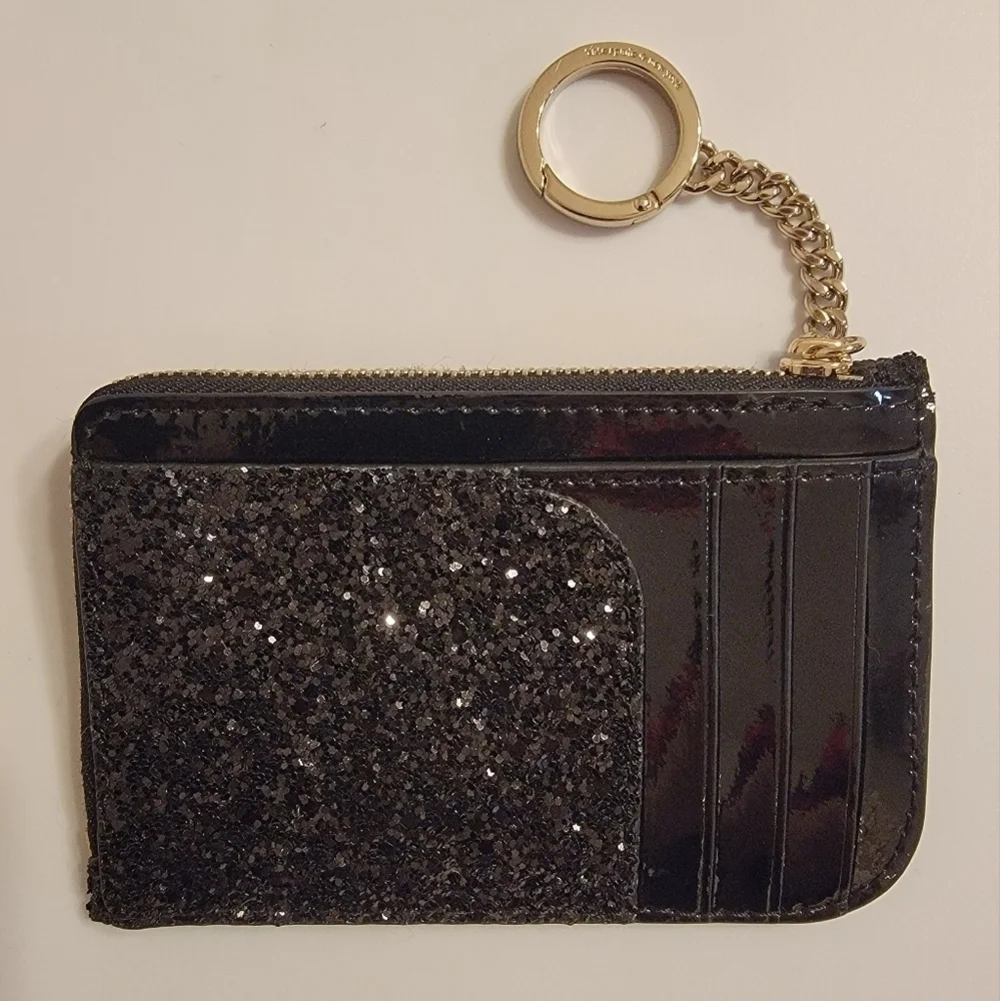Kate Spade Glittery Card Holder with Key Chain